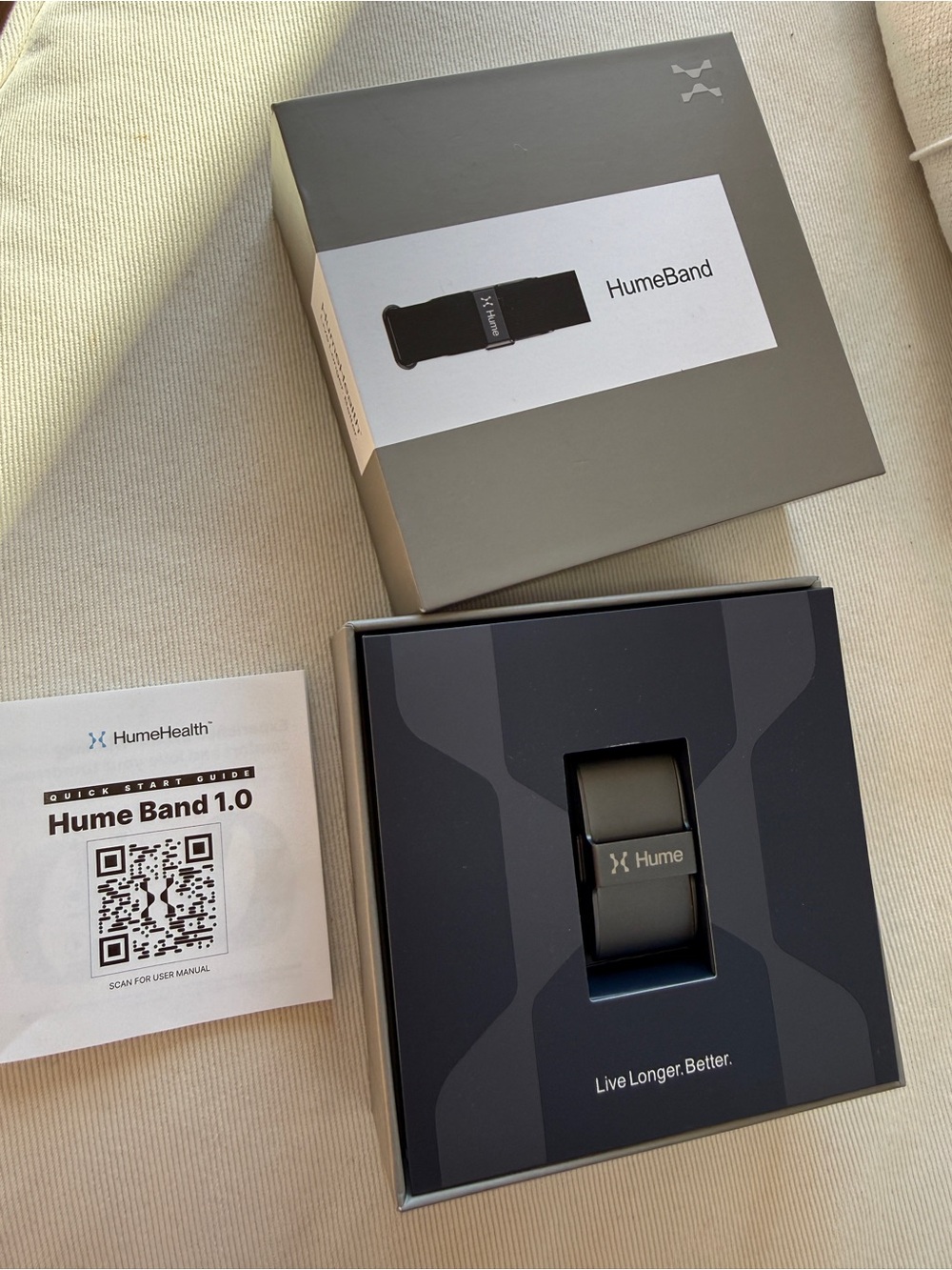Hume Health Hume Band 1.0 Longevity Fitness & Health Tracker + Box